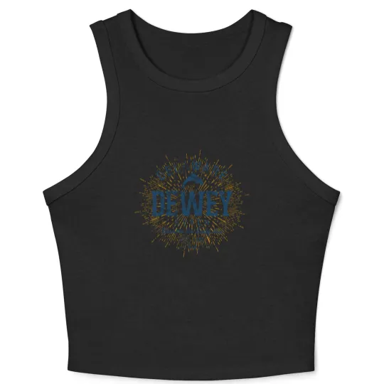 Discover Vintage Dewey Beach Crop Tank Top