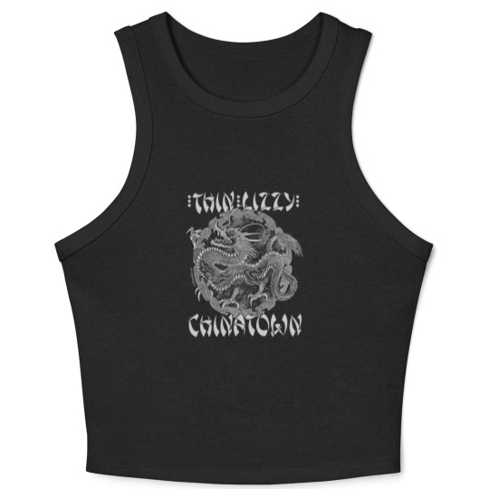 Discover Thin Lizzy Chinatown Men's Crop Tank Top