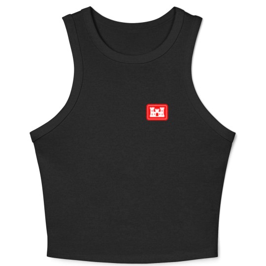 Discover United States Army Corps Of Engineers Dod Patch Crop Tank Top