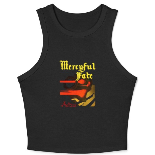 Discover Mercyful Fate Melissa Men's Black Crop Tank Top Clothing Crop Tank Top
