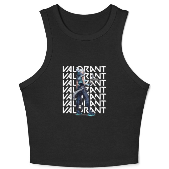 Discover 2 Valorant Jett Crop Tank Top