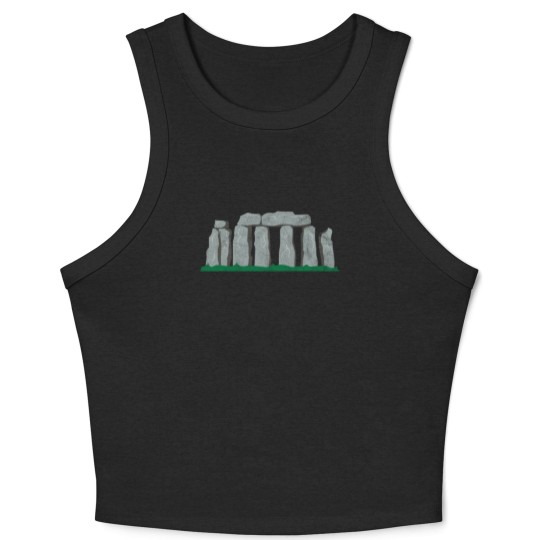 Discover stonehenge gift wiltshire temple sightseeing Crop Tank Top