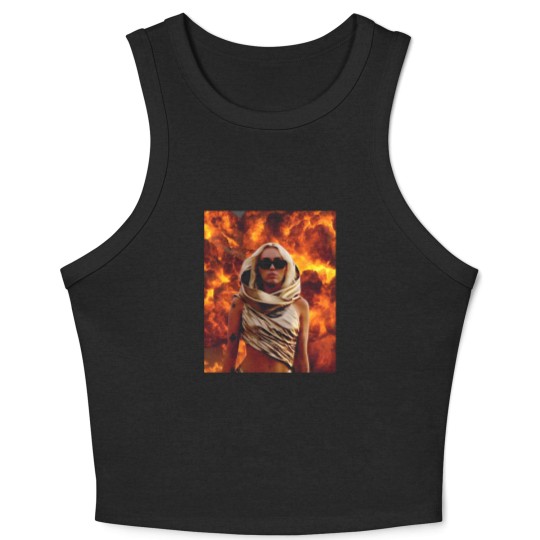 Discover Miley Flowers Crop Tank Top, Miley Vintage Album Crop Tank Top, Miley Retro Crop Tank Top