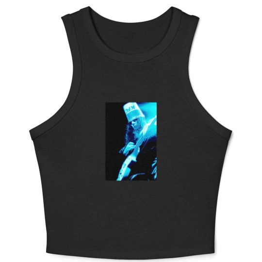 Discover Buckethead Electric Tears Graphic . Crop Tank Top
