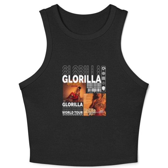 Discover Glorilla Rap Crop Tank Top, Hiphop 90s Vintage Merch Hot 97 Summer Jam Tour 2023 Crop Tank Top