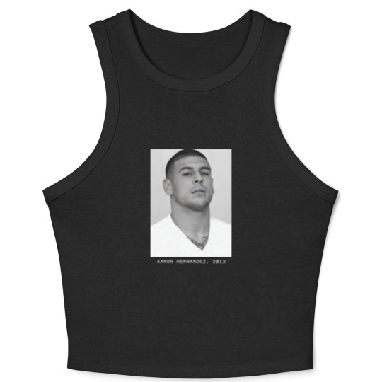 Discover Aaron Hernandez, 2013 Mugshot Crop Tank Top