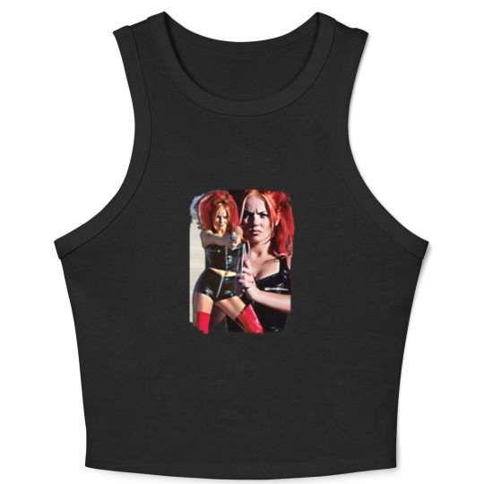 Discover Spice Girls - Geri Halliwell White Crop Tank Top! 90's