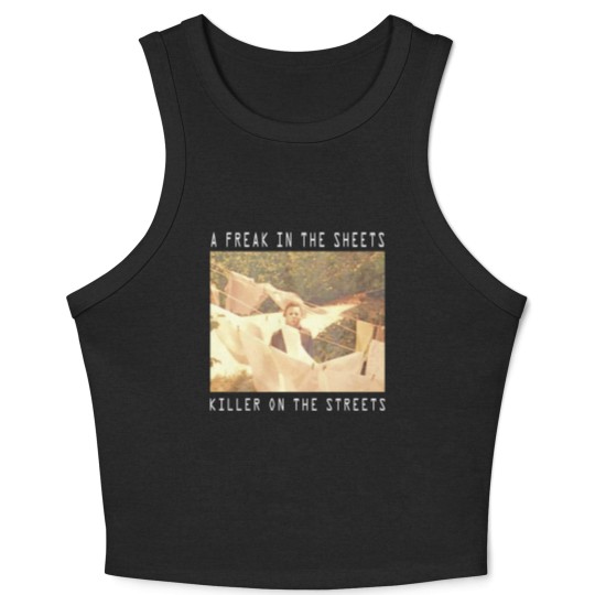 Discover A Freak In The Sheet Killer On The Streets, John Carpenter's HALLOWEEN Crop Tank Top