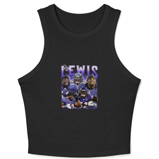 Discover Ray Lewis Vintage Unisex Crop Tank Top, Vintage Ray Lewis Crop Tank Top