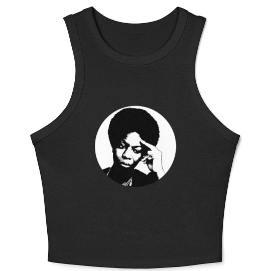 Discover nina simone  Essential Crop Tank Top Classic Crop Tank Top