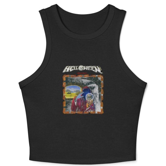 Discover 3 good designs helloween band Crop Tank Top