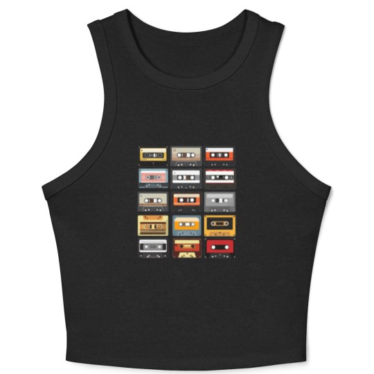 Discover Cassette Tape - Cassette Tape - Crop Tank Top