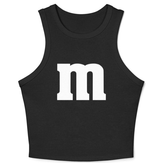 Discover Candy Matching Crop Tank Top, M and M Candy Cosplay Crop Tank Top, Candy Team Group Crop Tank Top, Halloween Costume For Family Group Gift, Birthday Party Crop Tank Top