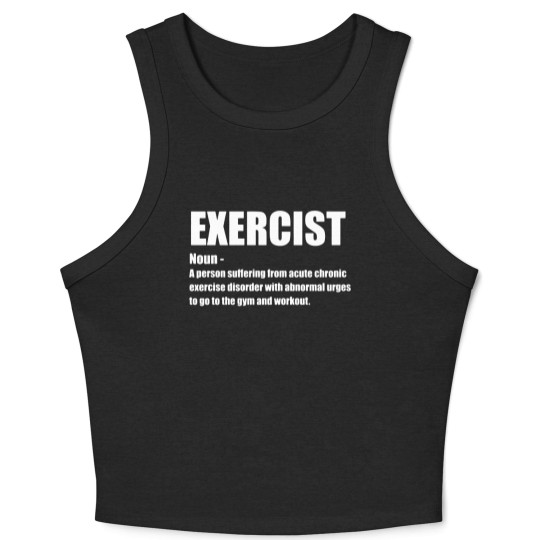 Discover Exercise - Exercist Noun - Exercise - Crop Tank Top