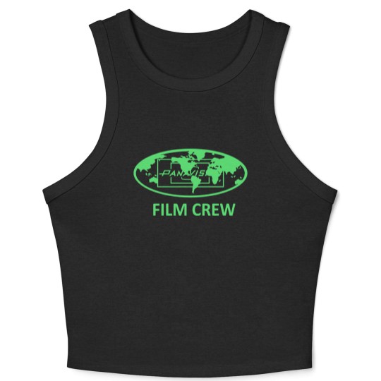 Discover Vintage 90s Panavision Crop Tank Top - 90s Panavision Movie Crop Tank Top Crop Tank Top