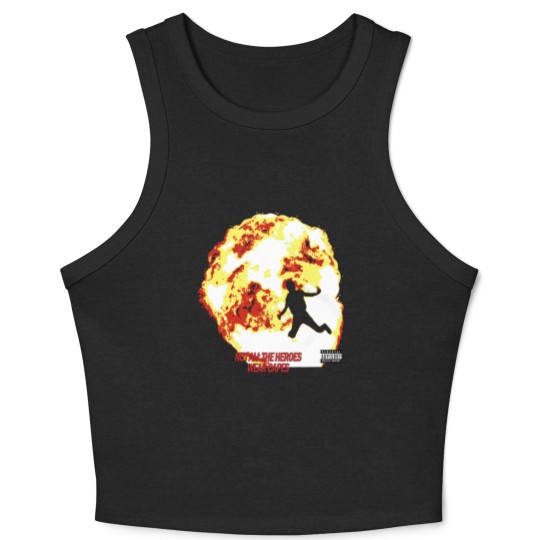 Discover Metro Boomin Not All Heroes Wear Capes Album Cover Crop Tank Top