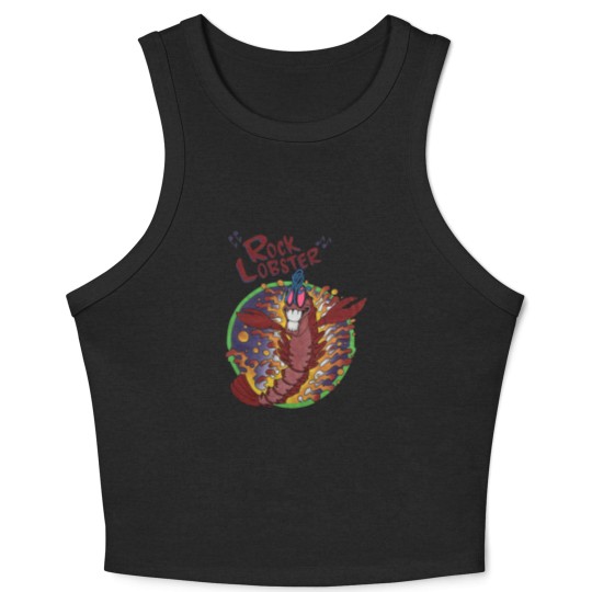 Discover Vintage B-52’s Rock Lobster 90s Band Crop Tank Top