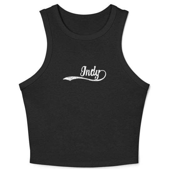 Discover Indy v1 - Indianapolis - Crop Tank Top