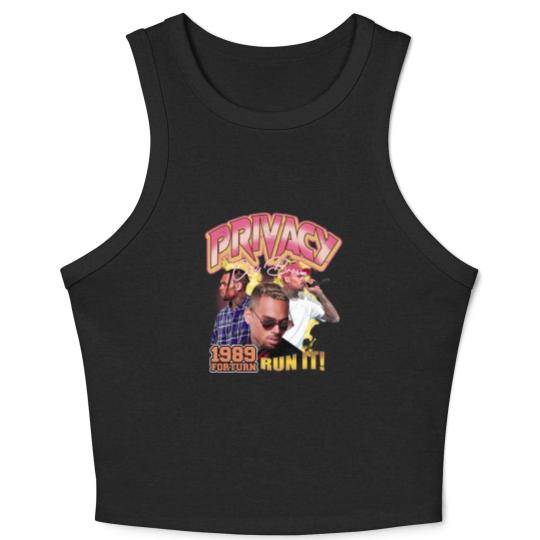 Discover Vintage Privacy Chris Brown Crop Tank Top, Chris Brown Hip Hop Tour 2022 Crop Tank Top
