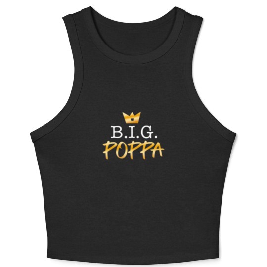 Discover mens 2nd birthday hip hop big poppa two legit to quit outfit Crop Tank Top