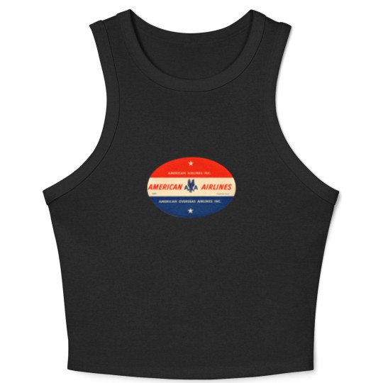 Discover American airlines Crop Tank Top