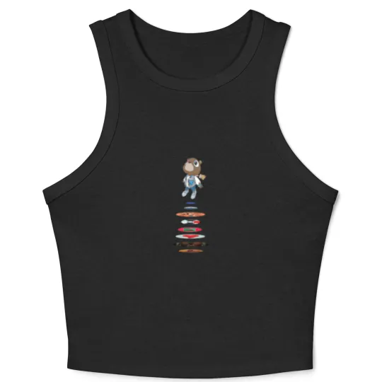 Discover Kan West Graduation Crop Tank Top, The College Dropout