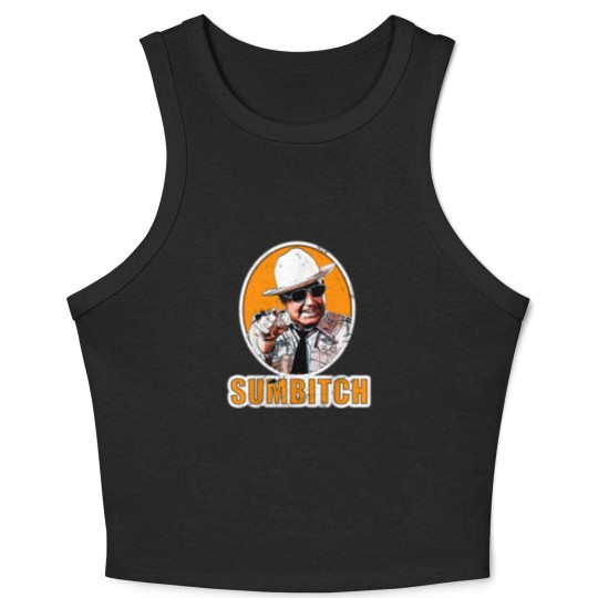 Discover Sumbitch distressedSUMBITCH smokey and the bandit Crop Tank Top