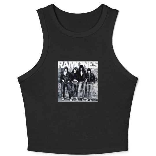 Discover Ramones Unisex Crop Tank Top: 1st Album