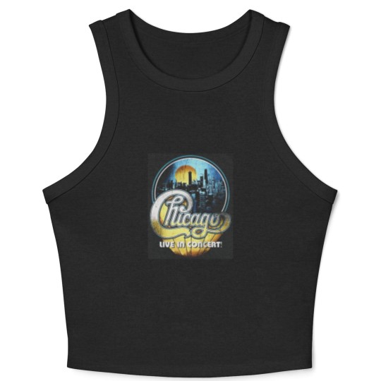 Discover Chicago band live in concert Crop Tank Top