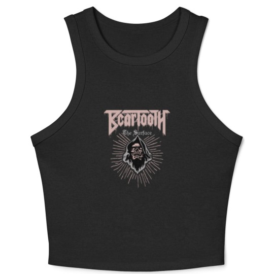 Discover Beartooth Crop Tank Top - Metal Music Crop Tank Top - Beartooth Surface Barry Crop Tank Top