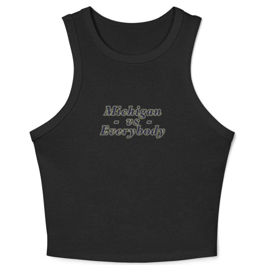 Discover Michigan vs Everybody Crop Tank Top