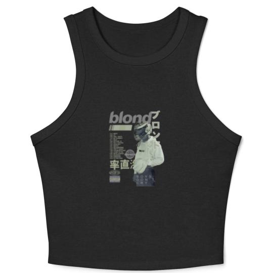 Discover Frank Ocean Blond Album Crop Tank Top , Frank Blond Vintage 90s Crop Tank Top