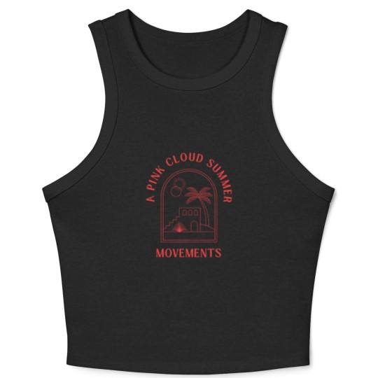 Discover Movements Band - A pink cloud summer | Active Crop Tank Top