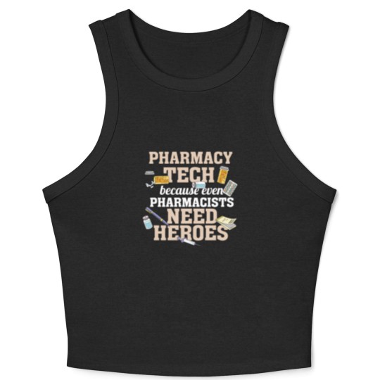 Discover Pharmacy Tech,Pharmacy Technician,Gift,Gift Idea Crop Tank Top