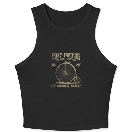 Discover Penny Farthing Crop Tank Top