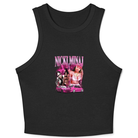 Discover Nicki Minaj Barbie World Comic Crop Tank Top, 90S Vintage Merch Ice Spice Crop Tank Top