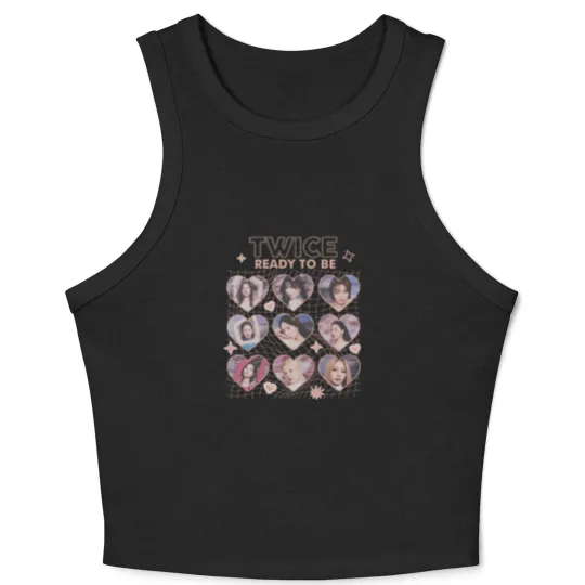 Discover Twice Kpop Crop Tank Top, Ready To be Crop Tank Top