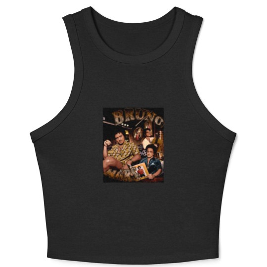 Discover Vintage Bruno Mars 90s Crop Tank Top, Bruno Mars Bootleg Crop Tank Top