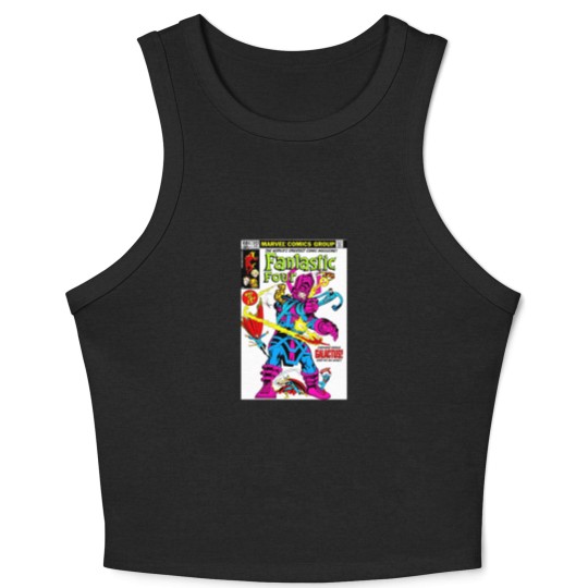Discover Battle of Galactus Crop Tank Top
