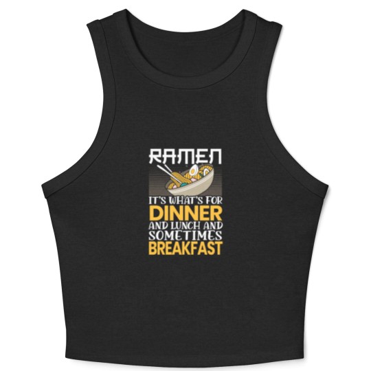 Discover Ramen Japanese Noodle Soup Eater Food Lover Foodie Crop Tank Top