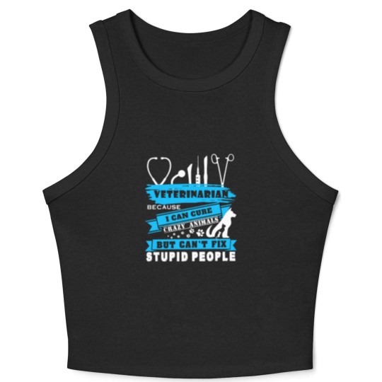 Discover Veterinarian Crop Tank Top Crop Tank Top