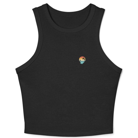 Discover Forever Chasing Sunsets Crop Tank Top, Retro Summer Crop Tank Top, Summer Vibes Crop Tank Top, Beach Crop Tank Top, Vacation Crop Tank Top, Summer Vacation Crop Tank Top, Trendy Crop Tank Top