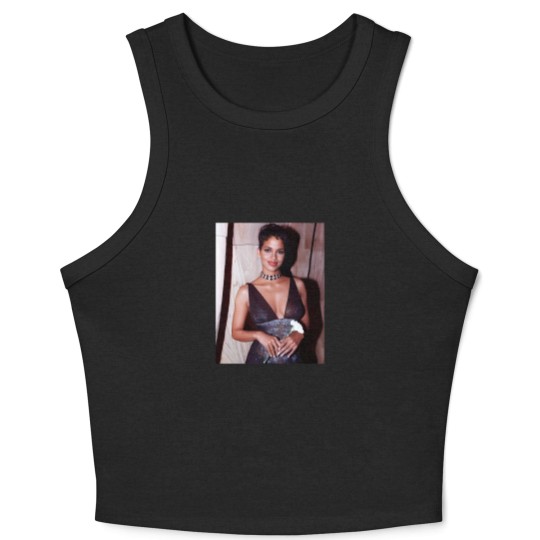Discover Halle Berry Crop Tank Top / BAPS Vintage Crop Tank Top / Aesthetic Premium Unisex Crop Tank Top