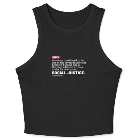 Discover Thomas Sowell Crop Tank Top