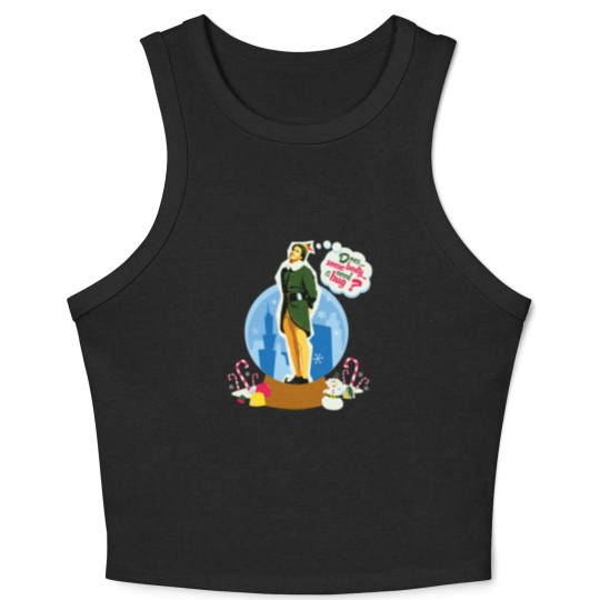 Discover Elf Does Somebody Need A Hug Crop Tank Top
