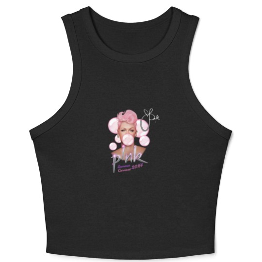 Discover P!nk Summer Carnival 2023, Trustfall Album Crop Tank Top, Pink Singer Tour, Music Festival Crop Tank Top, Concert Apparel, Tour Crop Tank Top