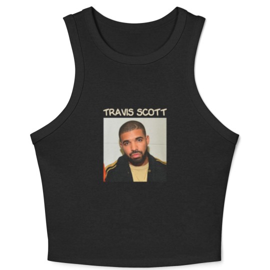 Discover Travis Drake | Rapper Funny Meme Crop Tank Top Oddly Specific