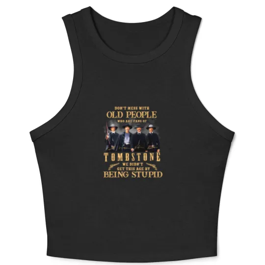 Discover Tombstone Movie Crop Tank Top, Vintage Tombstone Graphic