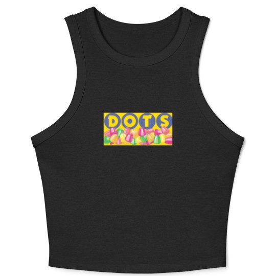 Discover Dots Candy Gumdrops Crop Tank Top