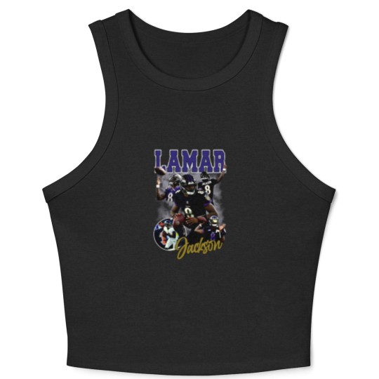 Discover Lamar Jackson Youth Crop Tank Top